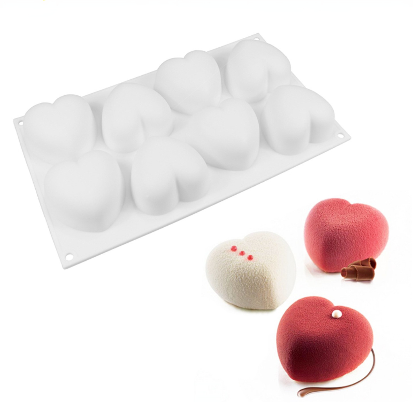 Candle Making Kits - Liebe Herz Silikon Seife Form Handgemachte