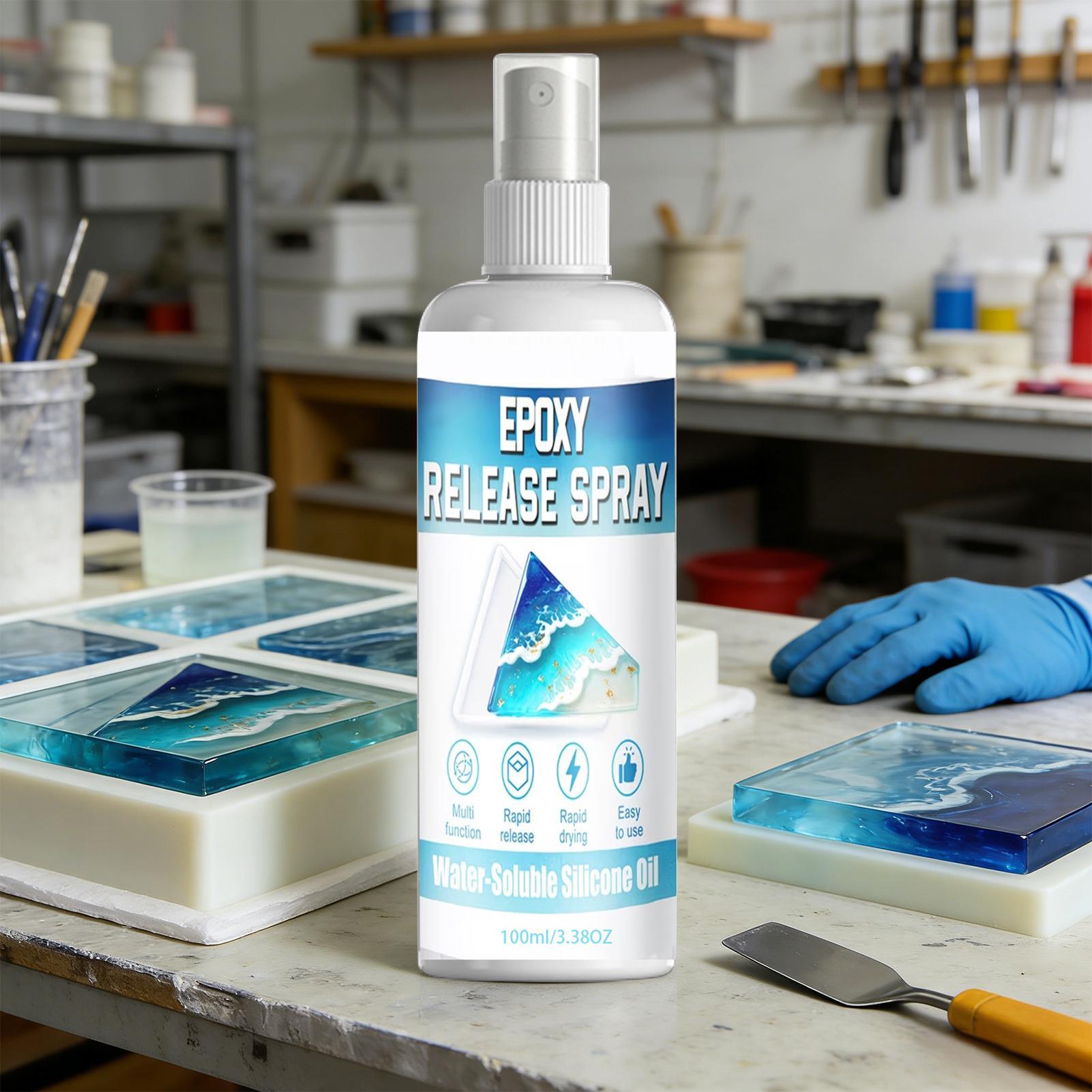 Candle Making Workshops - Trennmittel-Spray 100ml Schnelltrocknendes Epoxid-Schmiermittel für Harzguss