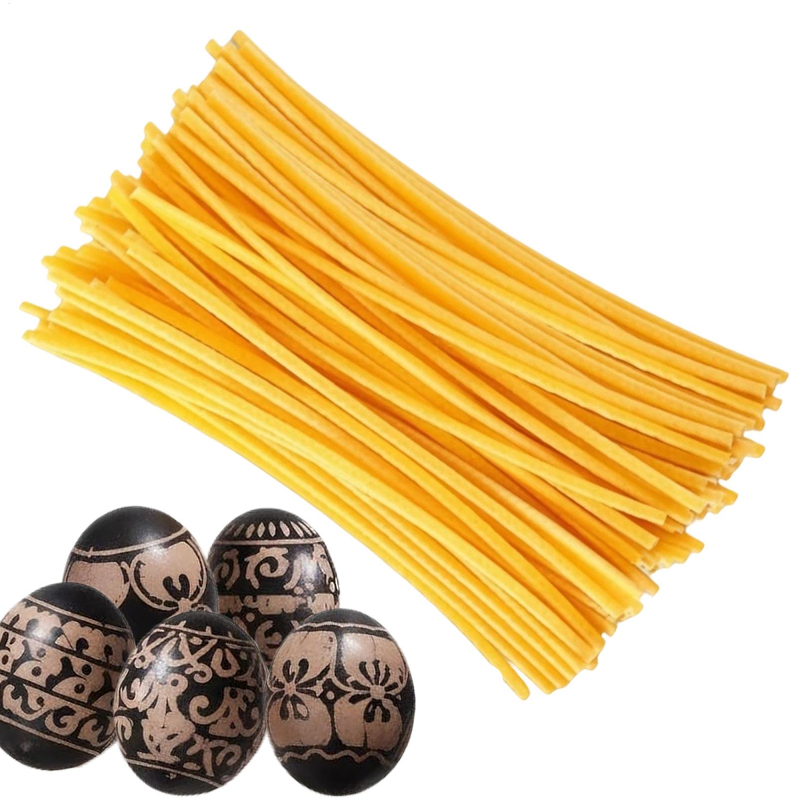 Candle Making Kits - Eier-Dekorations-Bienenwachsstäbchen 120 Stück Oster-Kunstbedarf Kerzenherstellungs-Wachs-Set für