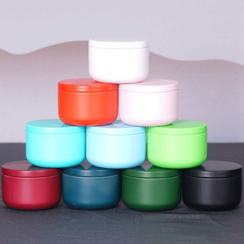 Candle Making Items - Teedose mit luftdichten Deckeln, Weißblech-Tee-Aufbewahrungsbehälter, tragbare