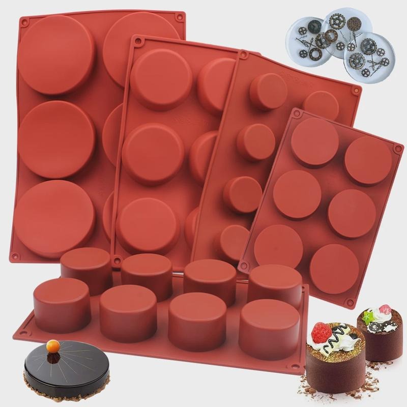 Candle Making Easy - Runde Silikon-Seifenform DIY Handgemachtes Seifenherstellungswerkzeug Silikonform