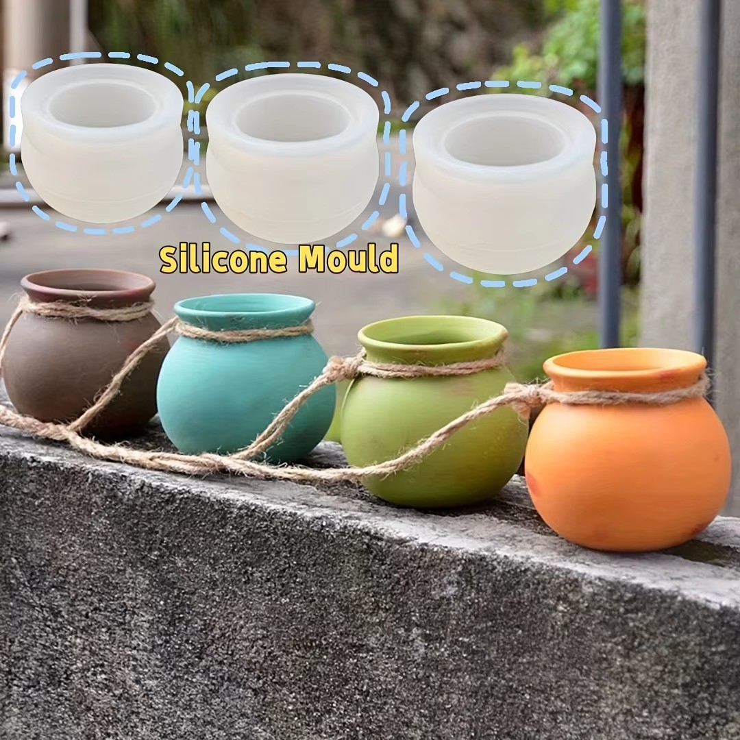Silikon-Blumentopfformen, Harz – Candle Making Items Bewertung und Preis