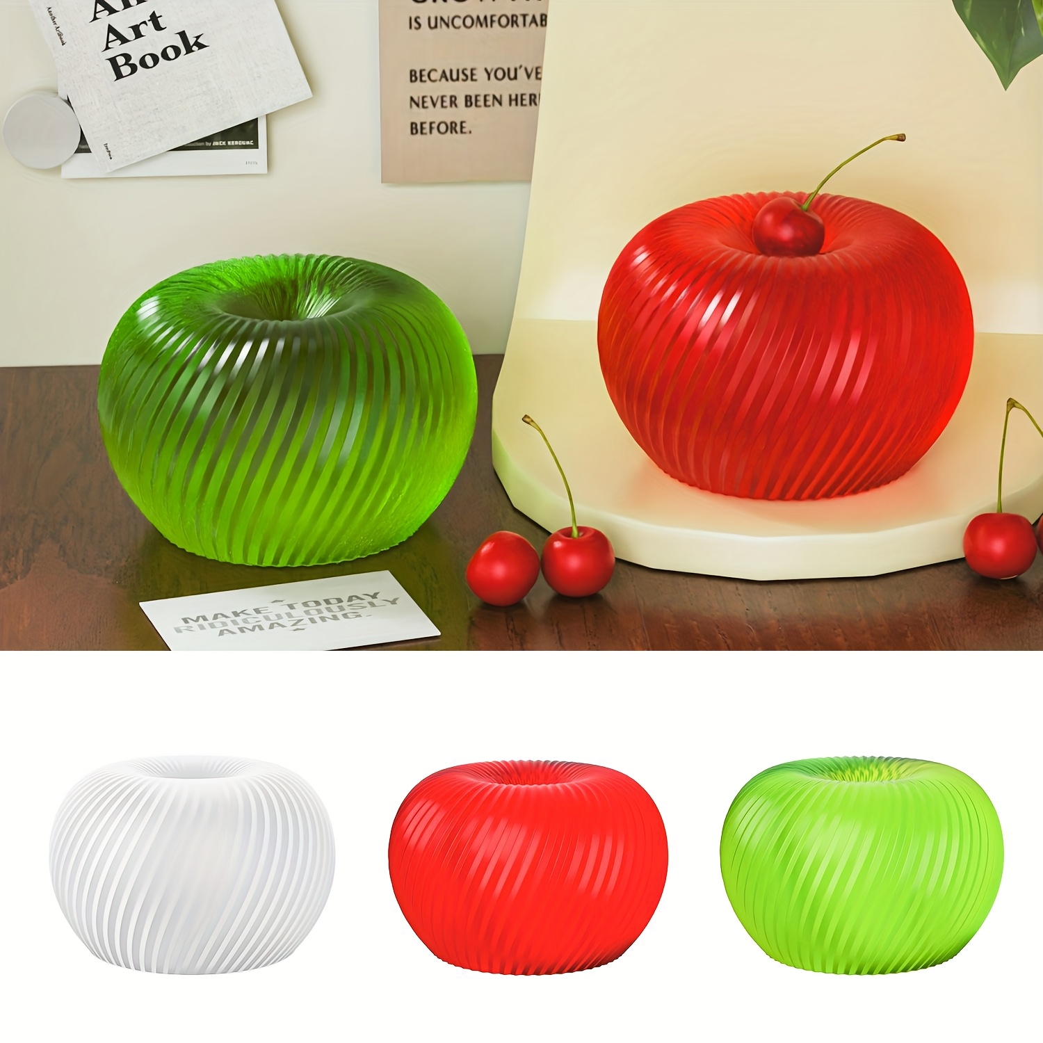 Eine trendige rote Apfel-Silik – Candle Making Items Bewertung und Preis