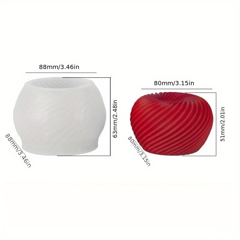 Eine trendige rote Apfel-Silik – Candle Making Items Bewertung und Preis